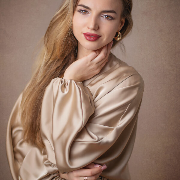 kobiecy portret zbliżeniowy – naturalna uroda